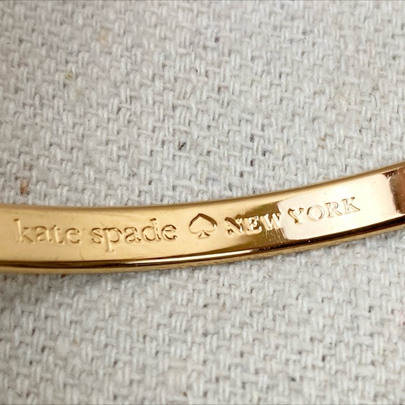 Kate Spade Stop and Smell the Roses Bangle in Rose Gold - Picture 3 of 5